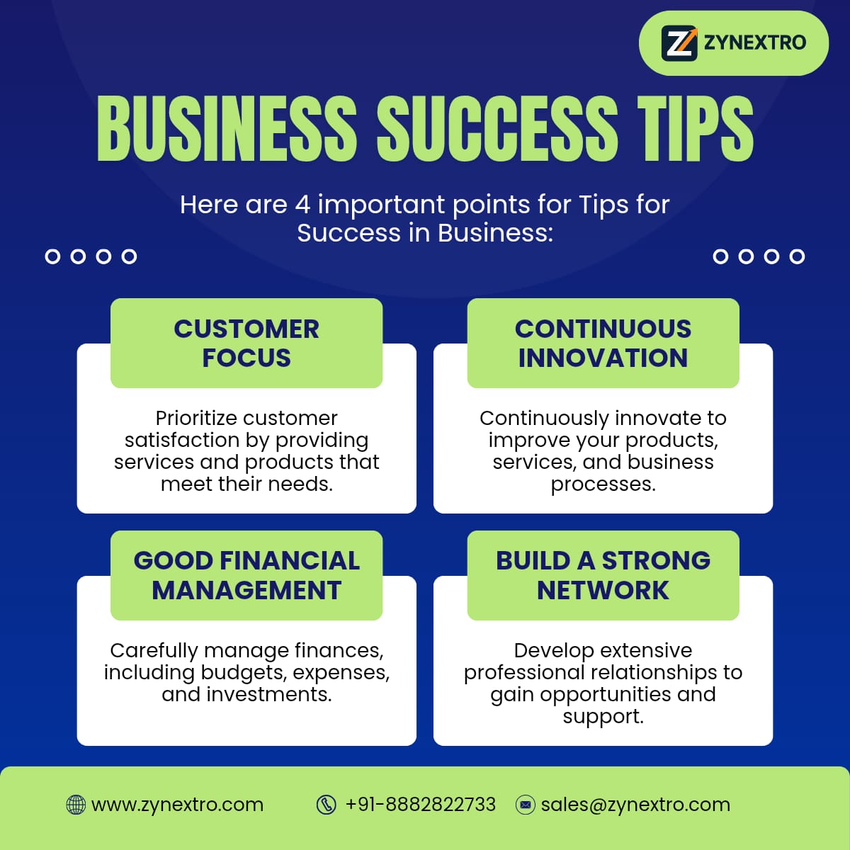 🚀 Business Success Tips